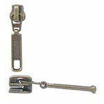 COSTUMAKERS Zipper Slider With Novelty Antique Brass Pull