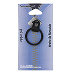 COSTUMAKERS Ring Zipper Pull With Hook - Black