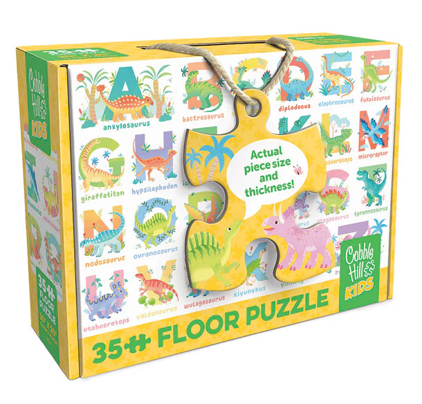 Dinosaur Alphabet (35pc Floor Rope Handle)