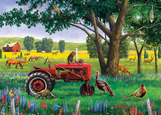 Cobble Hill Red Tractor (tray) 35 Piece Tray (Copy)