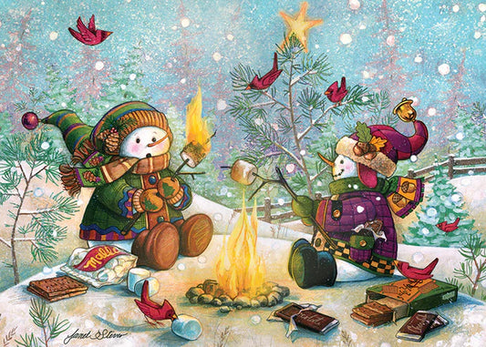 Cobble Hill S'more Snowfall (tray) 35 Piece Tray