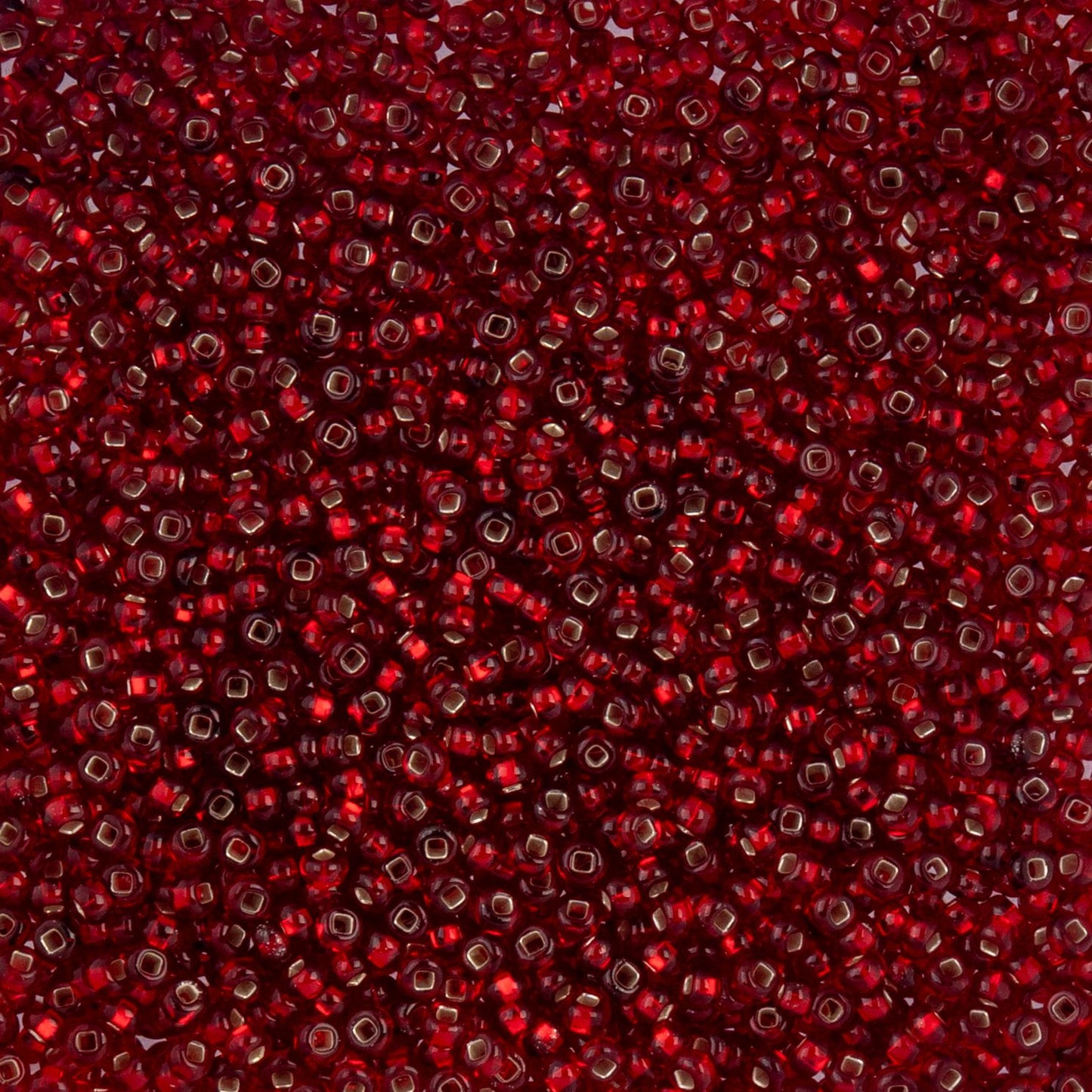 Czech Seed Beads apx. 22g Vial 10/0 S/L Red