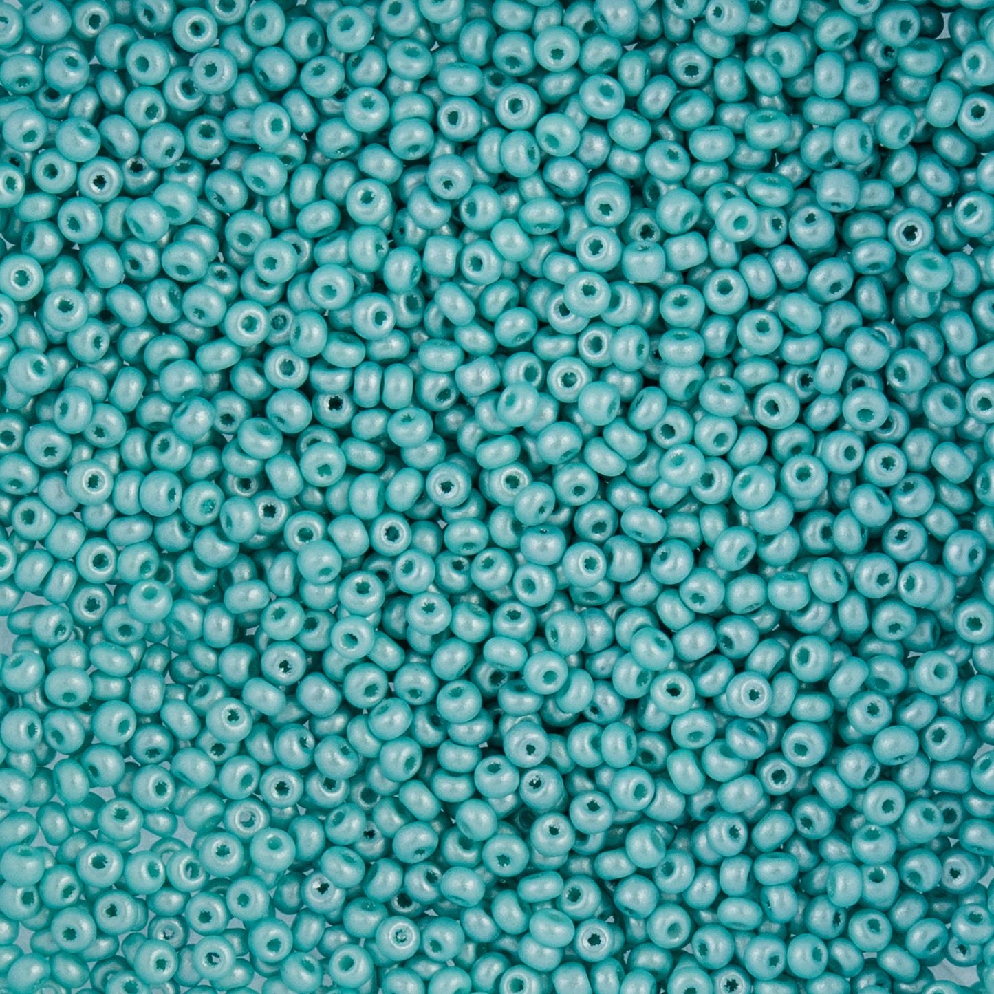 Czech Seed Beads apx. 22g Vial 10/0 Shiny Turquoise