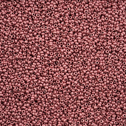 Czech Seed Bead 11/0 Vial Violet Orchid Terra Metallic Matt apx24g