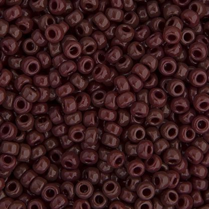 Miyuki Seed Bead 8/0 Chocolate Brown Opaque