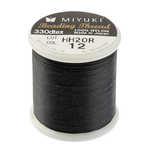 Miyuki Nylon Beading Thread B Black (50m)