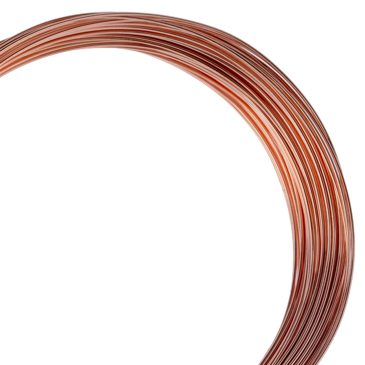Metal Complex German Style Wire No-Tarnish RND 24ga (0.51mm) 39.4ft (12m) Rose Gold