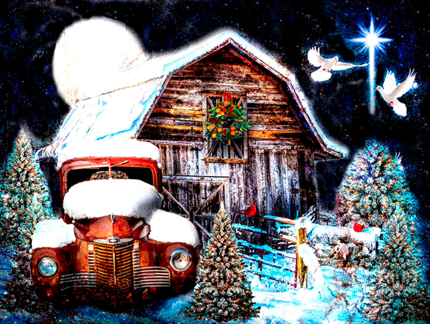 Christmas Night at the Farm 300