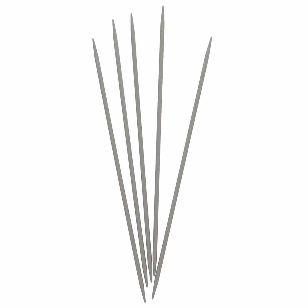 UNIQUE KNITTING Double Point Knitting Needles 15cm (6″) - Set of 5 Aluminum - 3.5mm/US 4