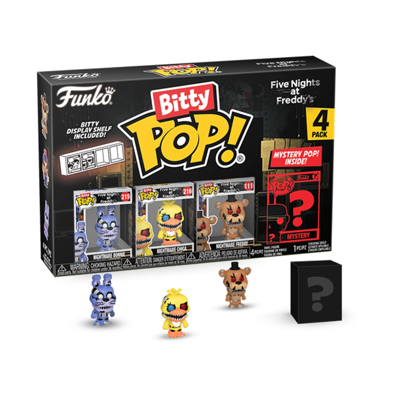 Nights At Freddys FNAF Bitty Pop 4 Pack