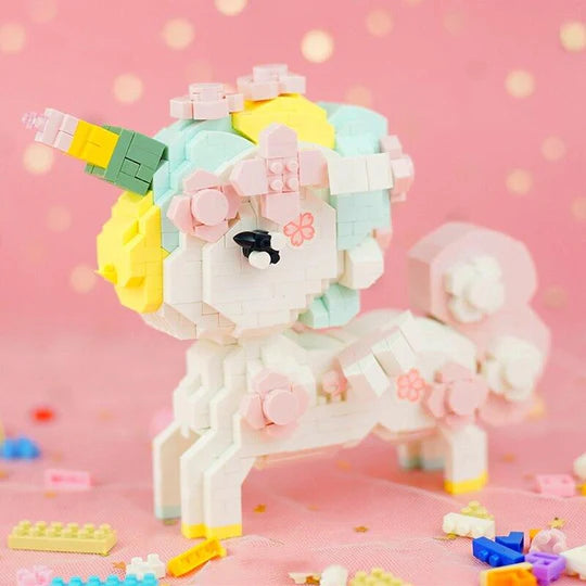Flower Unicorn LOZ Mini Block Building Bricks Set Cartoon Character