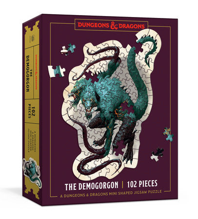 Dungeons & Dragons Mini Shaped Jigsaw Puzzle: The Demogorgon Edition 102pc