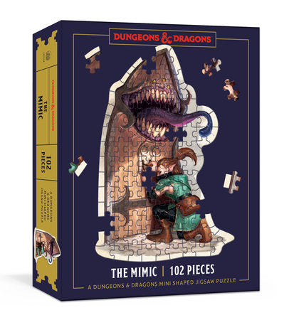 Dungeons & Dragons Mini Shaped Jigsaw Puzzle: The Mimic Edition 100+pc