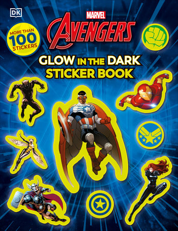 Marvel Avengers Glow in the Dark Sticker Book March 5th 2024