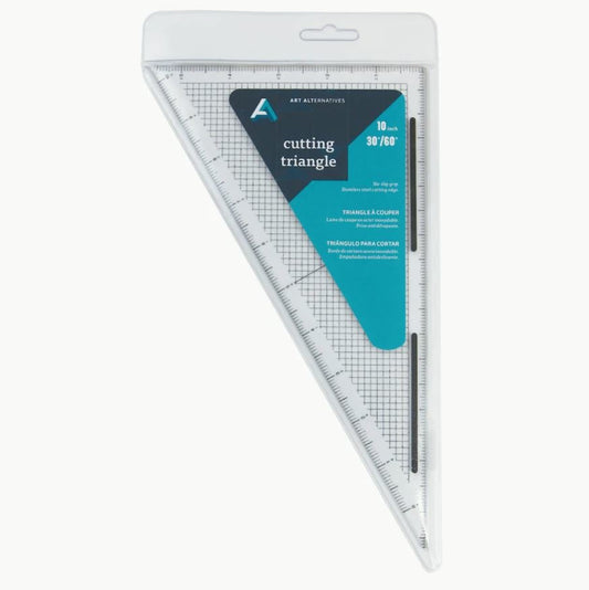 Acrylic Cutting Edge Triangle, 10" 60 Deg