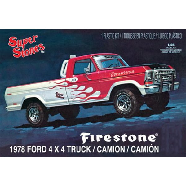 AMT 1978 Ford Pickup Firestone Super Stones 1/25 Scale 858