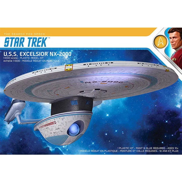 AMT Star Trek USS Excelsior NX-2000 1/1000 Scale 1257