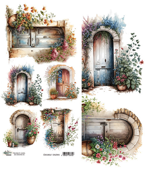 6X12 Extras Paper, Doors 01