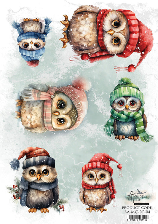 A4 Rice Paper, Merry Christmas 04