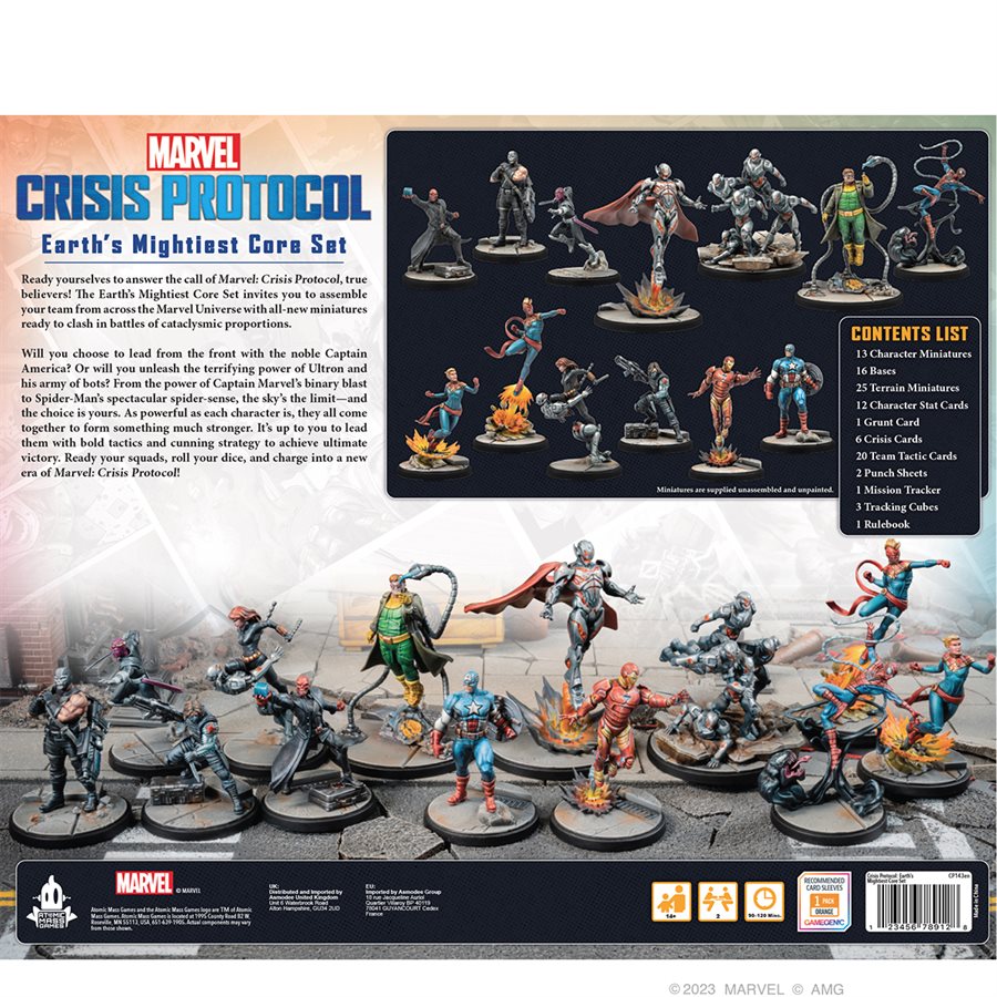 Marvel: Crisis Protocol: Earth's Mightiest Core Set  OCTOBER 20TH RELEASE