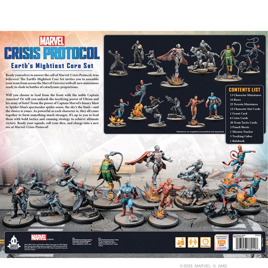Marvel: Crisis Protocol: Earth's Mightiest Core Set OCTOBER 20TH RELEASE