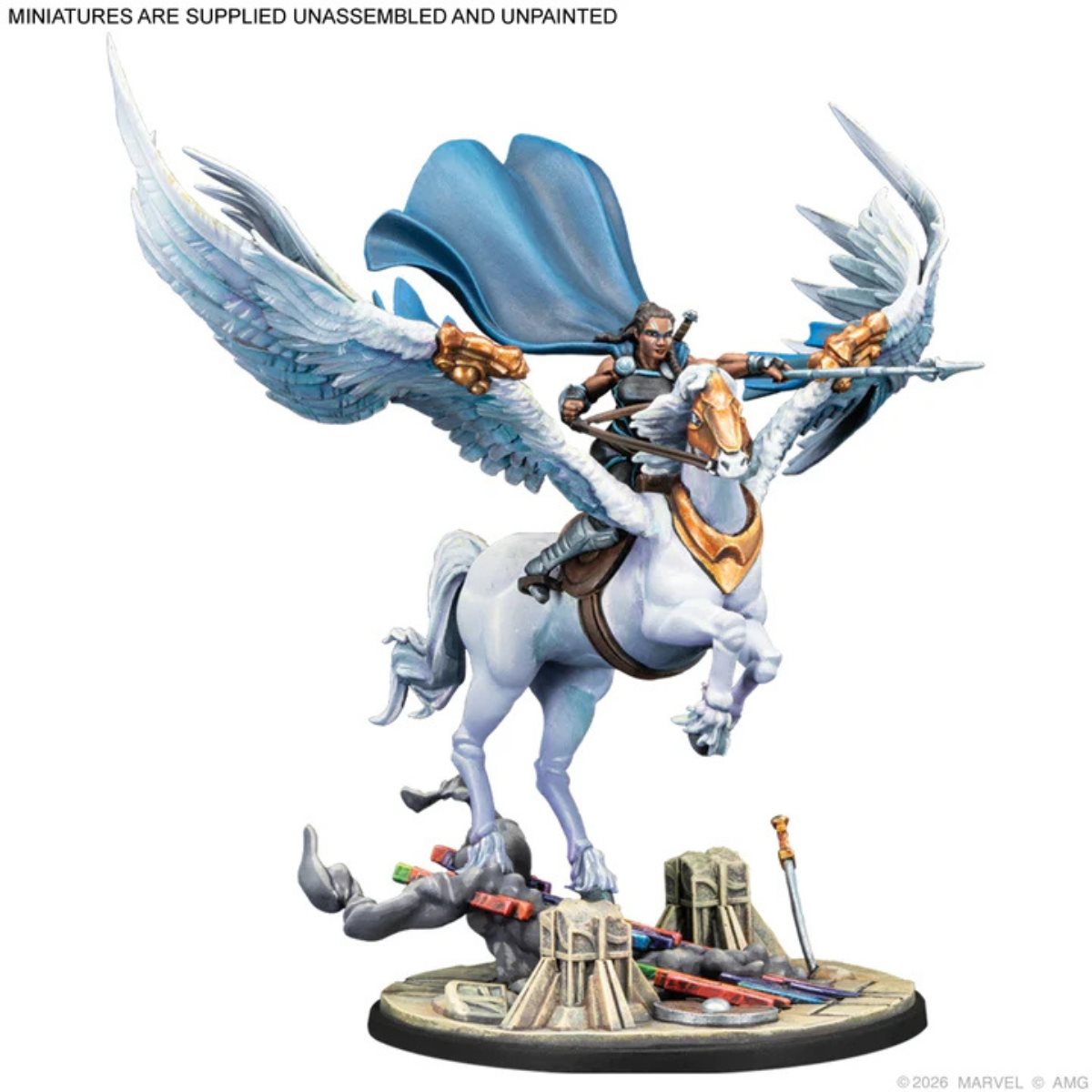 Marvel: Crisis Protocol: Valkyrie on Elendil & Warrior Three
