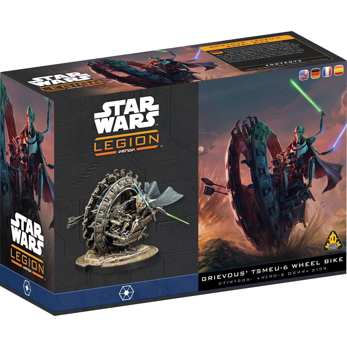 Star Wars: Legion: General Grevious On Wheel Bike