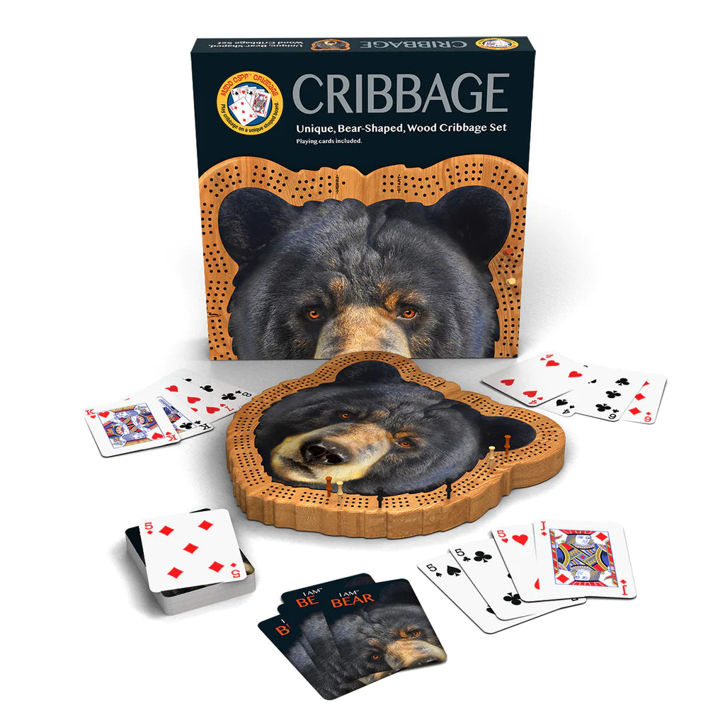 BEAR CRIBBAGE SET