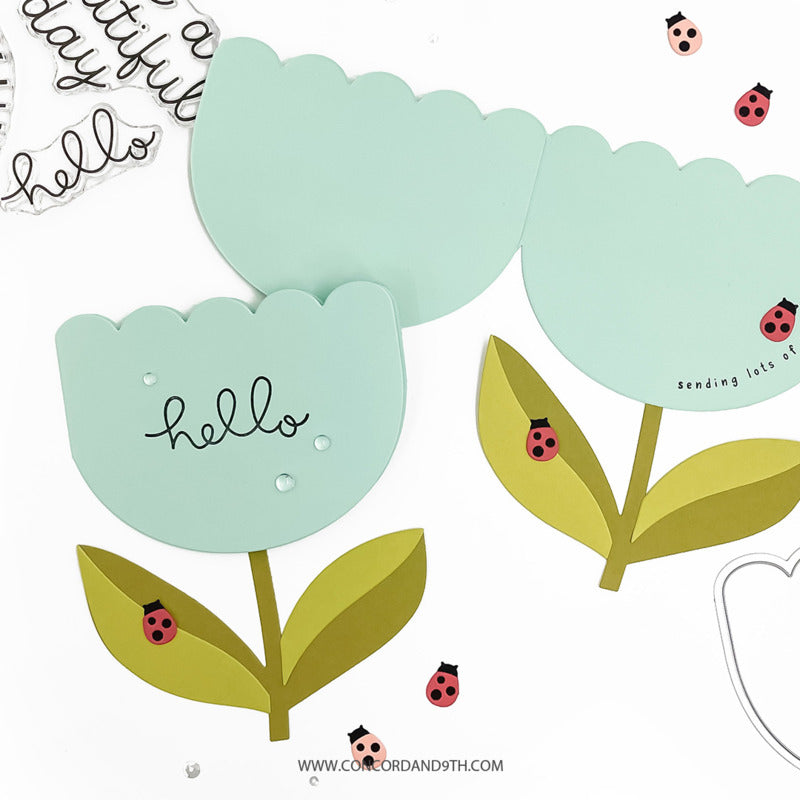 Clear Stamp, Scalloped Petals