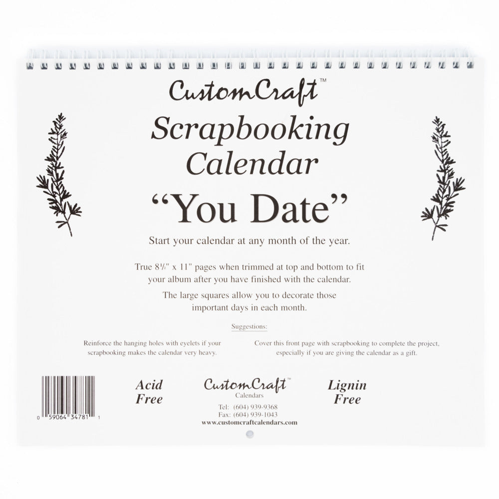 "You Date" Custom Calendar, 8.5" x 11"