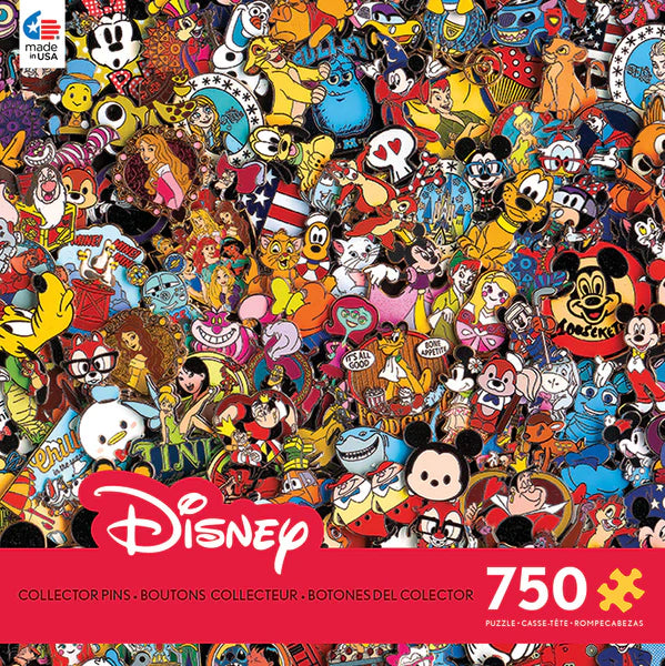 DISNEY COLLECTION - COLLECTOR PINS - 750 PIECE PUZZLE