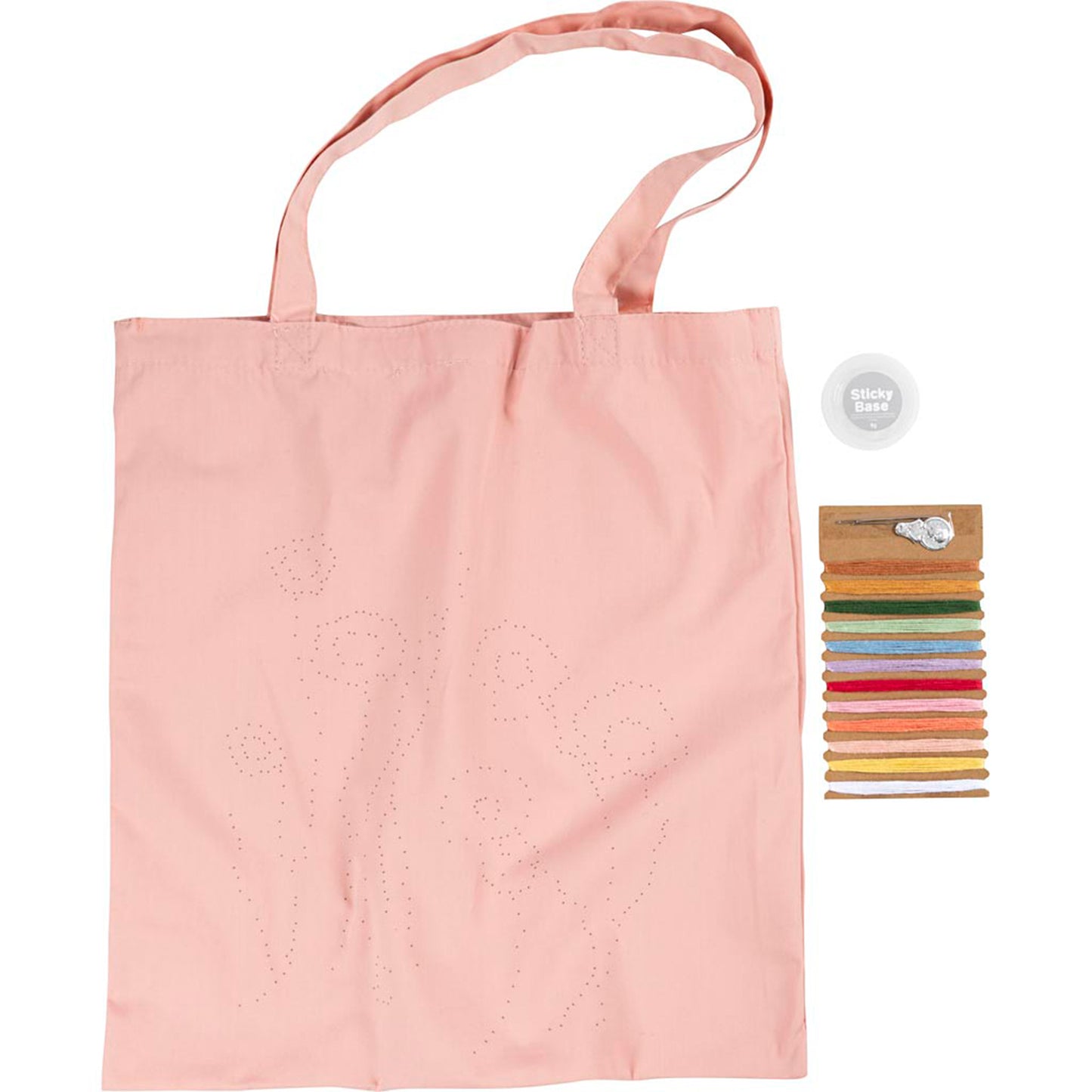 CREATIV COMPANY Craft Kit Embroidery 18.6cm x 5cm x 31.4cm (7.32in x 1.96in x 12.36in) - Tote bag