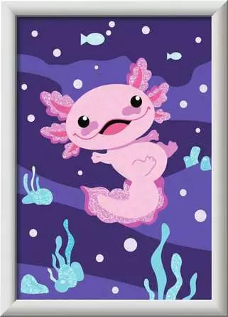 CreArt Paint by Numbers - Axolotl