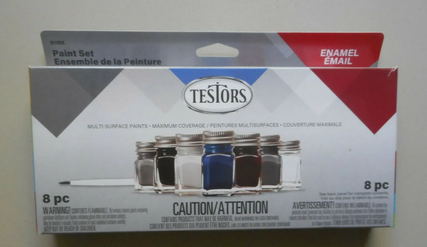 Testors 9119 Custom-Colors Model Car Enamel Paint Kit