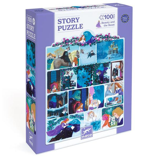 Story puzzle / Beauty and the Beast /100 pcs