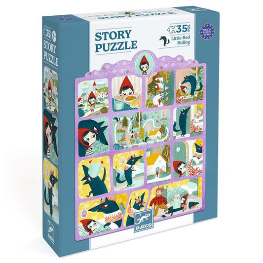 Story puzzle / Little Red Riding Hood / 35 pcs