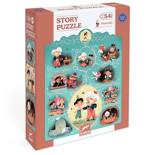 Story puzzle / Pinocchio / 54 pcs