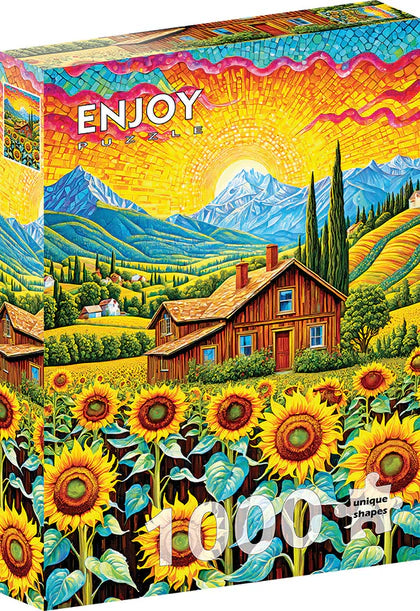 Sunflower House | 1000 Piece | AI Assistance