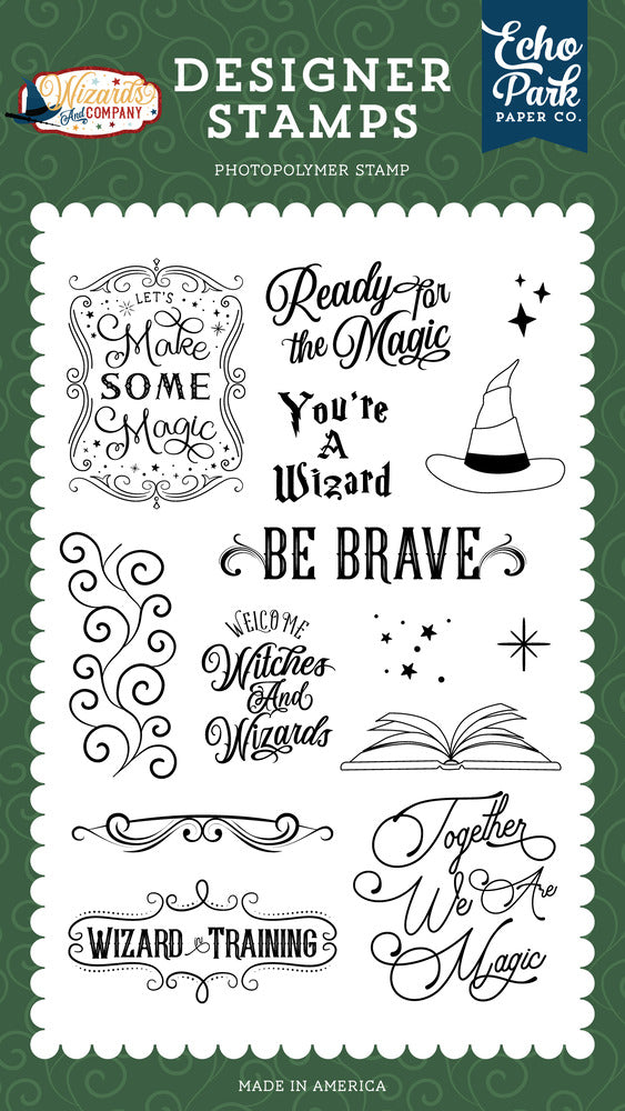 Clear Stamp, Wizards and Company - Ready for the Magic