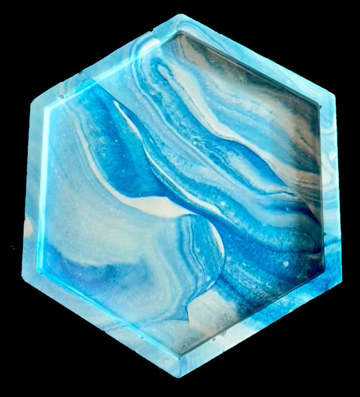 Silicone Moulds, Hexagon Coasters