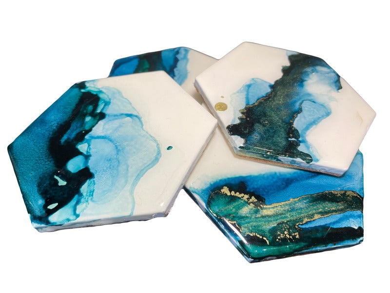 Silicone Moulds, Hexagon Coasters