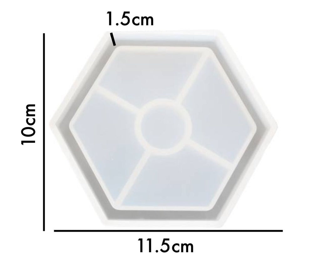Silicone Moulds, Hexagon Coasters