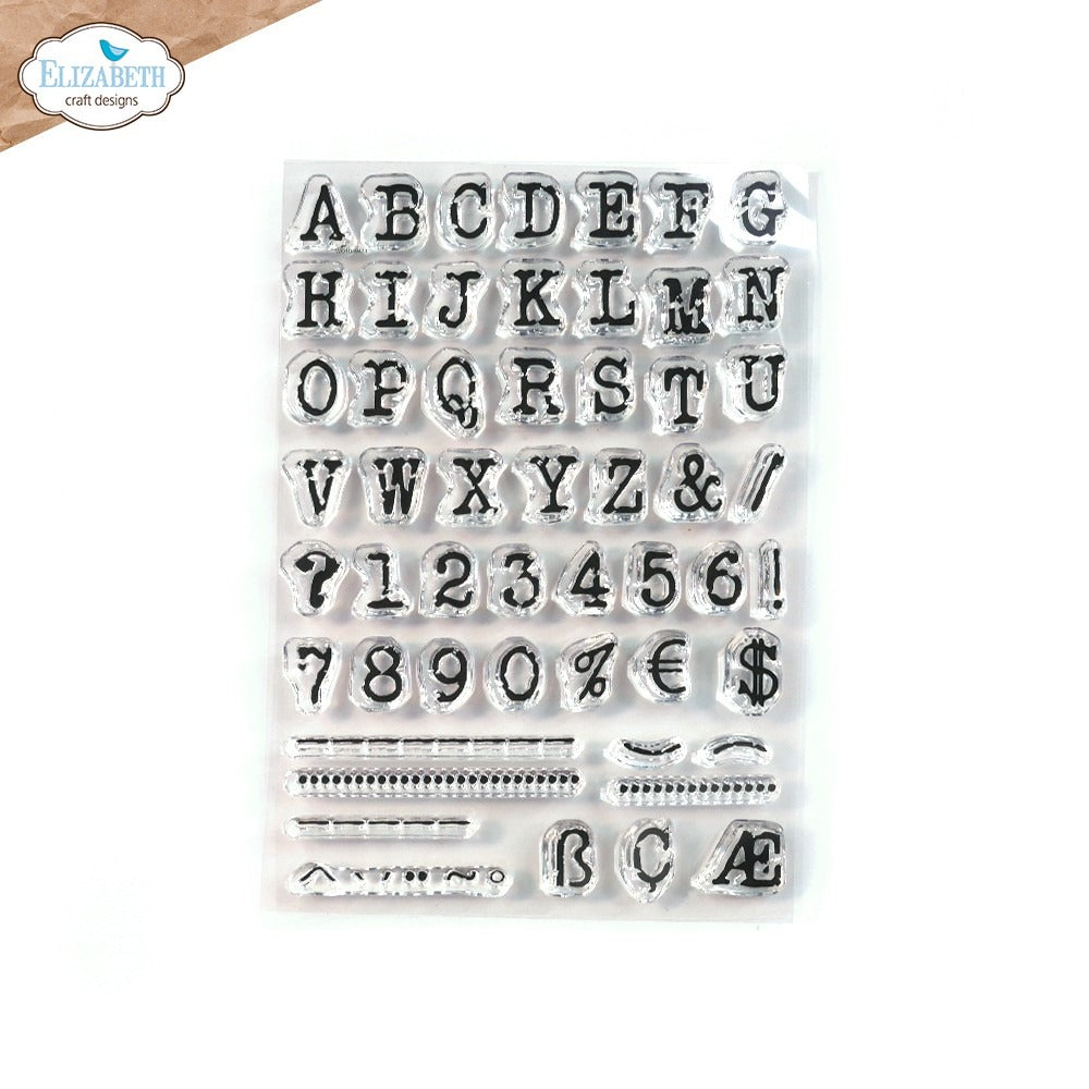 Clear Stamp, Alphabet