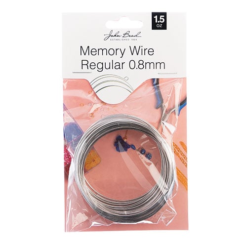 Must Have Findings - Regular Memory Wire (apx 6cm/2.36i diameter) 0.8mm thick 1.5oz/ 42.45g