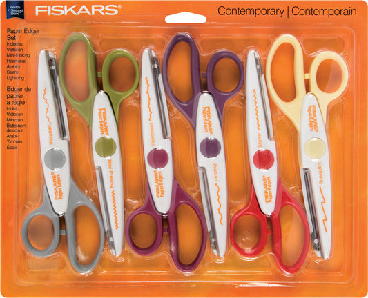 Paper Edger, Contemporary Set (6 pack)