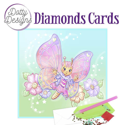 Dotty Designs Diamond Card Kit, Butterfly
