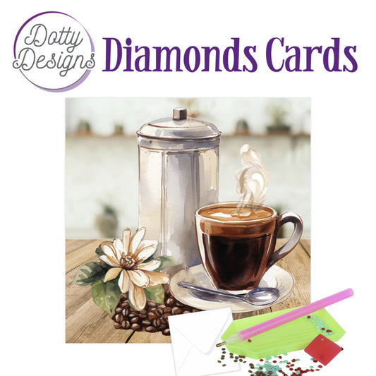 Dotty Designs Diamond Card Kit, Coffee Moments 1