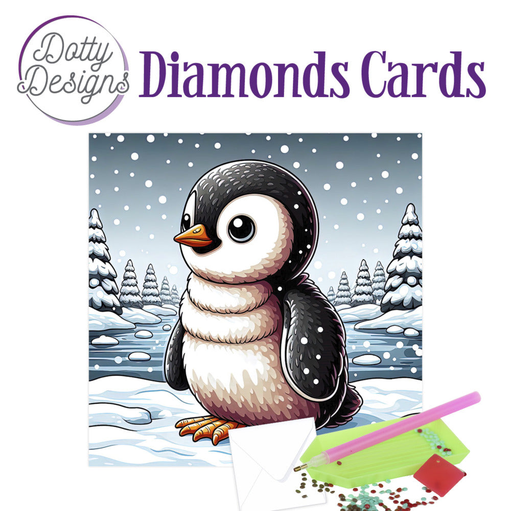 Dotty Designs Diamond Card Kit, Penguin 2