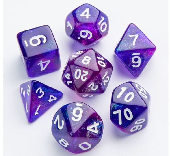 Galaxy Series: Nebula: RPG Dice Set (7pcs)