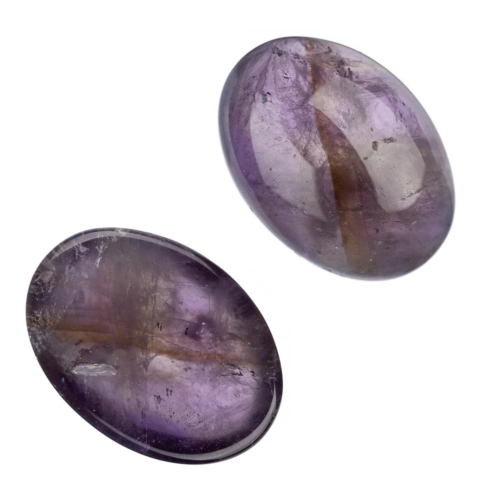 13x18mm Amethyst (Natural) Cabochons 2/pk